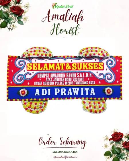 Papan Bunga Ucapan Selamat Limbangansari
